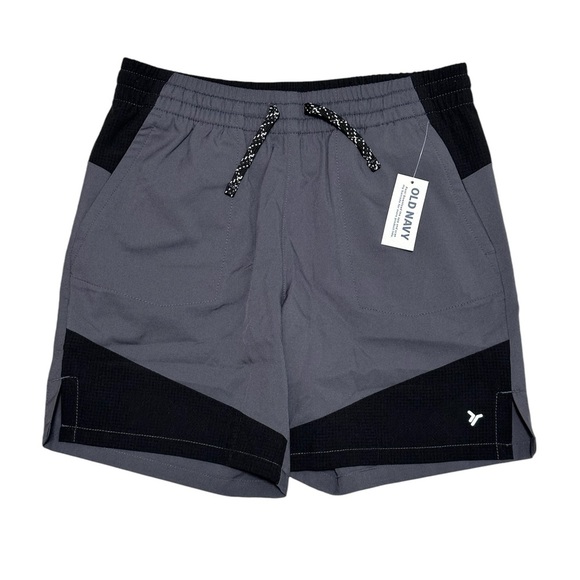 Boys Old Navy Basketball Youth Medium 8 Shorts Athletic Black Gray Active NWT - Picture 3 of 9